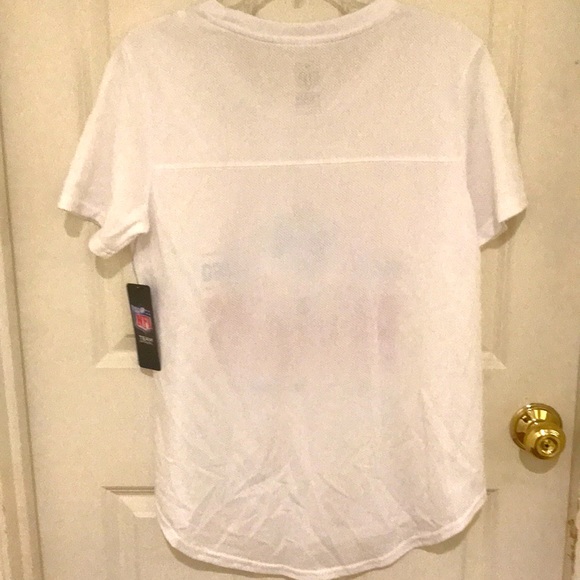 Nwt. New England Patriots old school logo white T-shirt size large - Picture 5 of 6